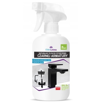 NATURALNY PŁYN DO MYCIA CZYSZCZENIA CZARNEJ CERAMIKI ARMATURY BATERII 500ML