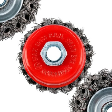 SZCZOTKA DRUCIANA DOCZOŁOWA PLECIONA M14 75mm