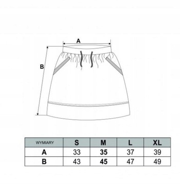 SPÓDNICA DAMSKA spódniczka KIESZENIAMI SPORTOWA/ tenisowa popiel MORAJ S