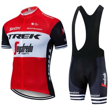 Strój kolarski MTB rowerowy krótki rękaw set