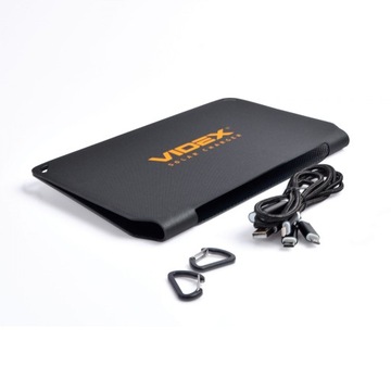 Портативное зарядное устройство для солнечных батарей 10 Вт USB 3в1