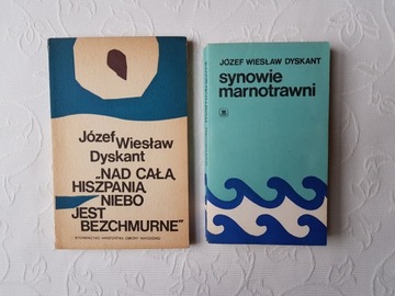 2x NAD CAŁĄ HISZPANIĄ NIEBO BEZCHMURNE ZARYS DZIAŁAŃ + SYNOWIE MARNOTRAWNI