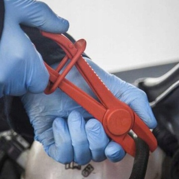 ЗАЖИМЫ ЩИПЦЫ ДЛЯ ЗАЖИМА ГИБКИХ РЕЗИНОВЫХ ШЛАНГОВ С ЖИДКОСТЬЮ 3EL