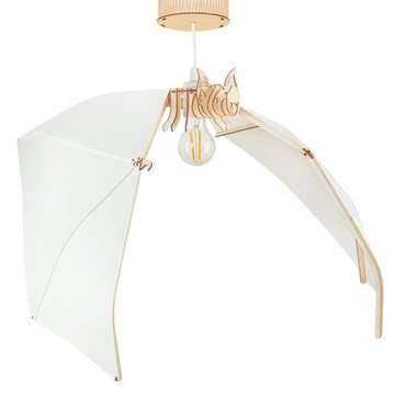 Deku Nietoperz Lampa wisząca dekoracyjna drewniana