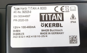 PASTUCH ELECTRIZER KERBL TITAN 12V A8000 8 июля