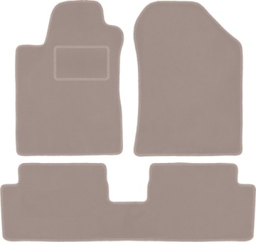 Autokoberce velurové: Toyota Corolla Verso II minivan (2004-2009)