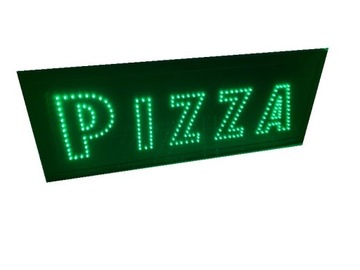 REKLAMA LED NEON SZYLD PIZZA 82X31 CM 230V DIODA