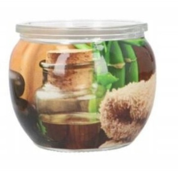ŚWIECZKA ZAPACHOWA W SZKLE SPA HOME AROMA