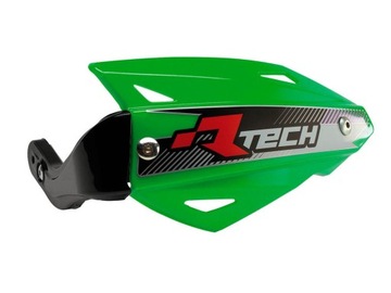 RACETECH OSŁONY RĄK HANDBARY VERTIGO ATV KOLOR ZIELONY