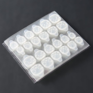 10 SZT NAKLEJKI POD TIPSY DO PAZNOKCI DWUSTRONNE