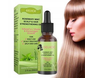 Эфирное масло для ухода за волосами с розмарином для роста волос 59 мл