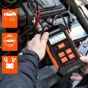 Konnwei KW520 Тестер автомобильного аккумулятора 12/24 В