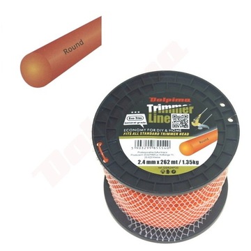 ŻYŁKA ROUND DOLPIMA 2,4MM/262M STIHL HUSQVARNA
