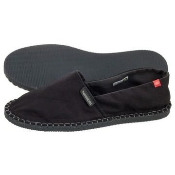 HAVAIANAS ESPADRYLE CZARNE WSUWANE DAMSKIE 36 ŻGA