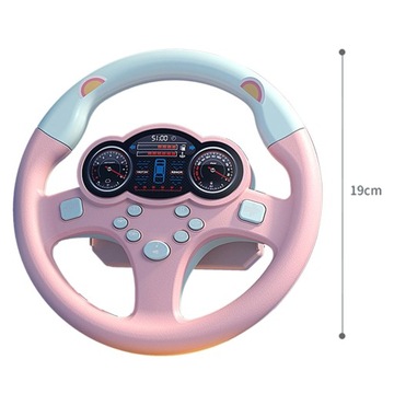 Symulacja Zabawka na kierownicę z dźwiękiem M Różo