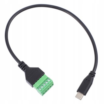 Kabel adaptera Listwa zaciskowa śrubowa Typ USB-