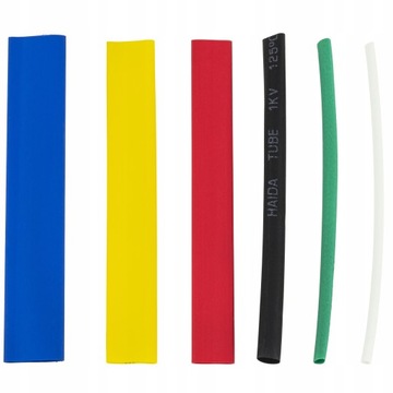 НАБОР ТЕРМОУСАДОЧНЫХ ТРУБОК 196 ЦВЕТНЫХ ШТ.