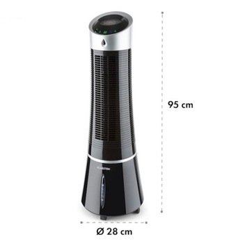 Кондиционер Klarstein Skyscraper Ice Вентилятор 4-в-1 и увлажнитель воздуха