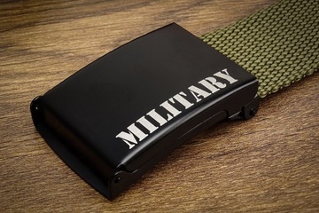 Мужской ремень ARMY Gracio с длинной пряжкой и зажимом 160см