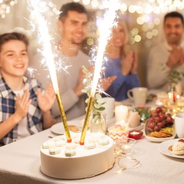 День рождения фонтан для пирога с какиальным тортом 12 см. Стоимость дня рождения 1 ПК