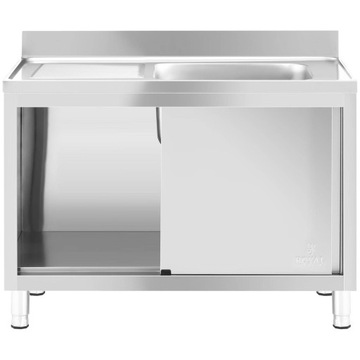 Szafka 120cm ze zlewem Royal Catering RC-IKS07