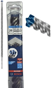 Wiertło 28mm do betonu zbrojonego Bosch Expert 8X SDS Max 28x600 /720