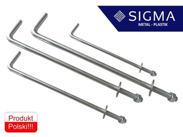 Kotwa - śruba do murłat L 12x400mm OCYNK 1 szt.