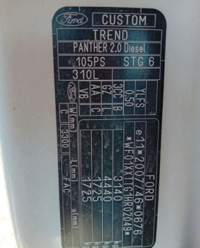 Ford Transit Custom I 2017 Ford Transit Custom Ford Transit Custom 2.0 Diesel 105KM, zdjęcie 30