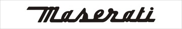 Наклейка Maserati на передний тормозной суппорт