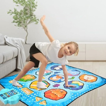 MUZYCZNA MATA DO TANIEC INTERAKTYWNA DŹWIĘKOWA ŚWIETLNA ZABAWKA DLA CHŁOPCÓW DZIEWCZYN W 3-12 LATACH