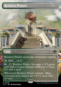Karta Magic: The Gathering Restless Prairie WIZARDS OF THE COAST *extras*