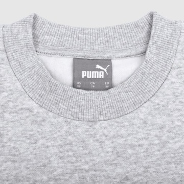 Bluza Męska Puma Bawełniana Wkładana Ocieplana Szara L