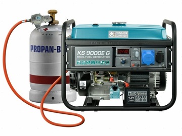KONNER & SOHNEN KS 9000E G - AGREGAT PRĄDOTWÓRCZY | AVR | DO 6,5kW | +LPG