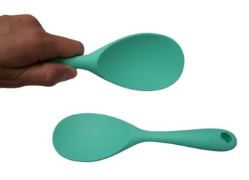 СИЛИКОНОВАЯ КУХОННАЯ ЛОЖКА ШПАТЕЛЯ 22,5 СМ