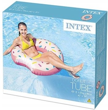 НАДУВНОЕ КОЛЕСО ДЛЯ ПЛАВАНИЯ INTEX + БЕСПЛАТНО