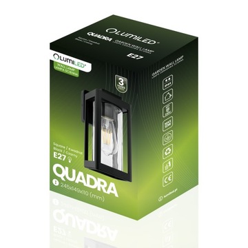 Наружный настенный светильник Садовый настенный светильник LED E27 LANTERN