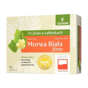 Morwa Biała Forte 60 tabletek Colfarm
