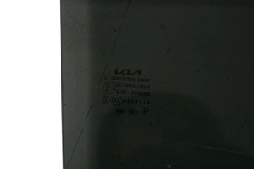 KIA EV6 2021 PRAVÁ STRANA SKLO (OKNO) DVEŘE ZADNÍCH