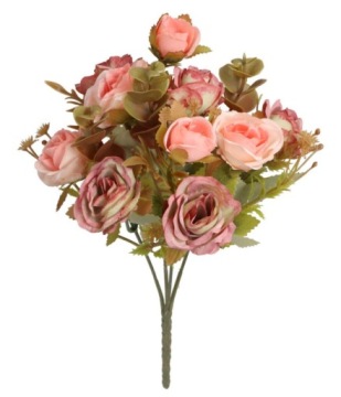 ИСКУССТВЕННЫЕ ЦВЕТЫ КАК ЖИВЫЕ РАСТЕНИЯ РОЗА БУКЕТ РОЗ