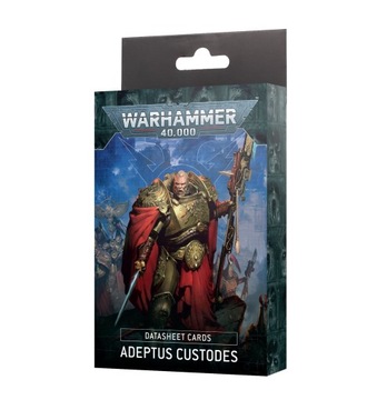 Warhammer 40K - DATASHEET CARDS ADEPTUS CUSTODES (ENGLISH) karty