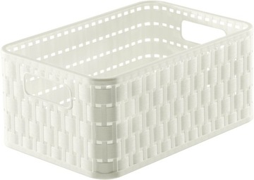 Koszyk na akcesoria Rotho COUNTRY A6+ 4l biały