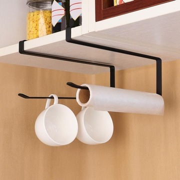 Держатель для бумажных полотенец в стиле лофт, черный