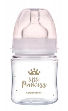 CANPOL butelka szerokootworowa ROYAL BABY 120 ml