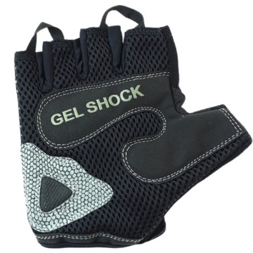 TREC GEL SHOCK TRAINING Перчатки для тренажерного зала и велосипеда | Черный Размер M
