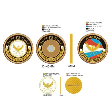 Забавный маркер мяча для гольфа, тренировка знаков