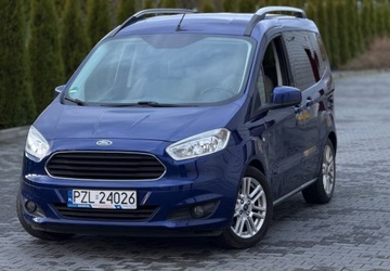Ford Tourneo Courier I Mikrovan 1.0 EcoBoost 100KM 2016 Ford Tourneo Courier Ford Tourneo Courier Klims tylko 129ooo km Benzyna, zdjęcie 1