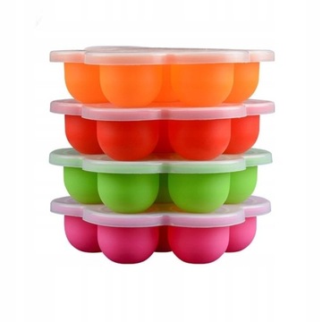 Silikonowa foremka do mrożenia czerwona