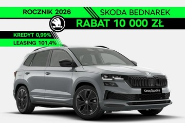Skoda Karoq Crossover Facelifting 1.5 TSI ACT 150KM 2026 Škoda Karoq Skoda Karoq Sportline 1.5 TSI 150 KM