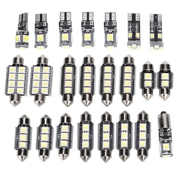 6500K 150LM 12V T10 SMD светодиодная белая лампа для