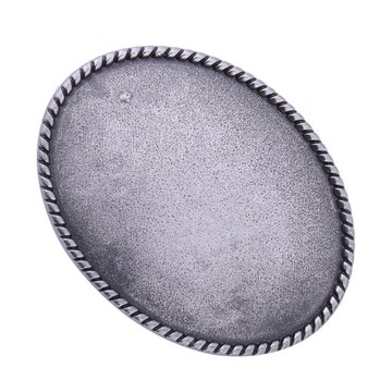 Męska ze Western Oval Blank Buckles